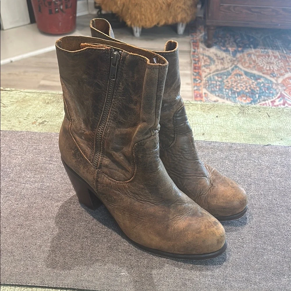 Corral Women’s Rosalie Indie Spirit Brown Western Ankle Boots Size 9 Festival - Picture 2 of 7